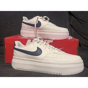 *BRAND NEW* Nike Court Vision Alta Sail Diffused Blue Women Shoes Women's Sz 11